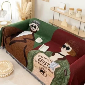 Textile City American Style Sofa Cover Leon The Professional Throw Blanket Home Tassel Sofa Decorate Soft Picnic Camping Mat